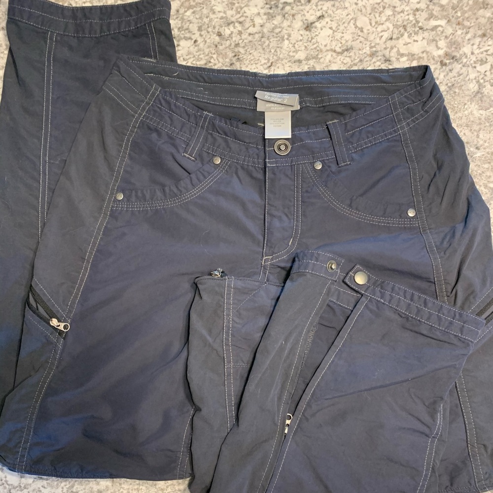 Kuhl size 2 hiking convertible pants